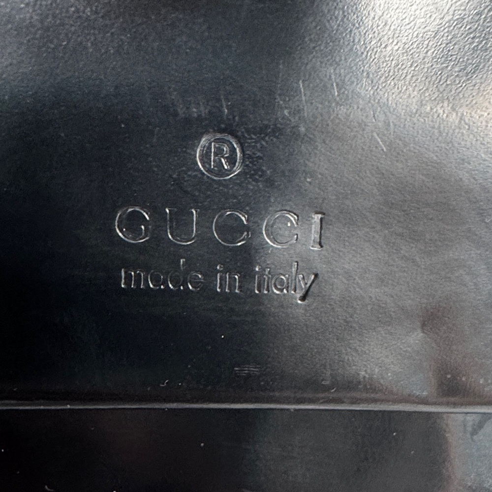 Gucci Midnight Black Leather Pouch - Picture 2 of 7